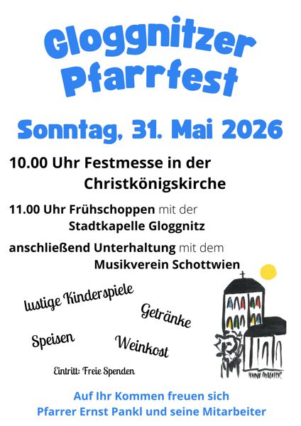 pfarrfest 2026